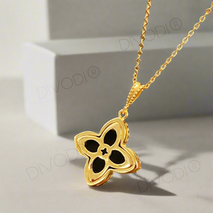 Lucky Four-Leaf Clover Pendant Necklace