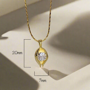 Droplet Pendant Necklace