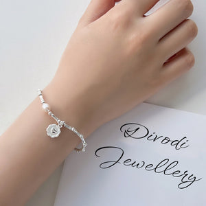 Follow Your Heart- Silver Bracelet