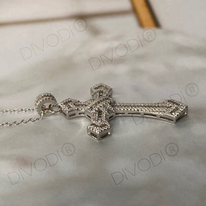 Silver CZ Cross