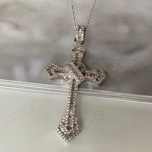 Silver CZ Cross