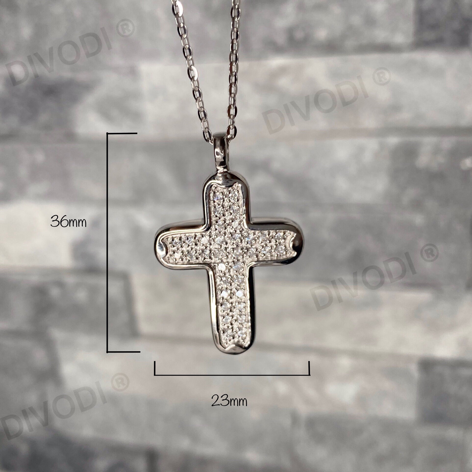 Silver Cross Necklace