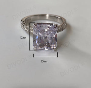 Center CZ Stone Silver Ring