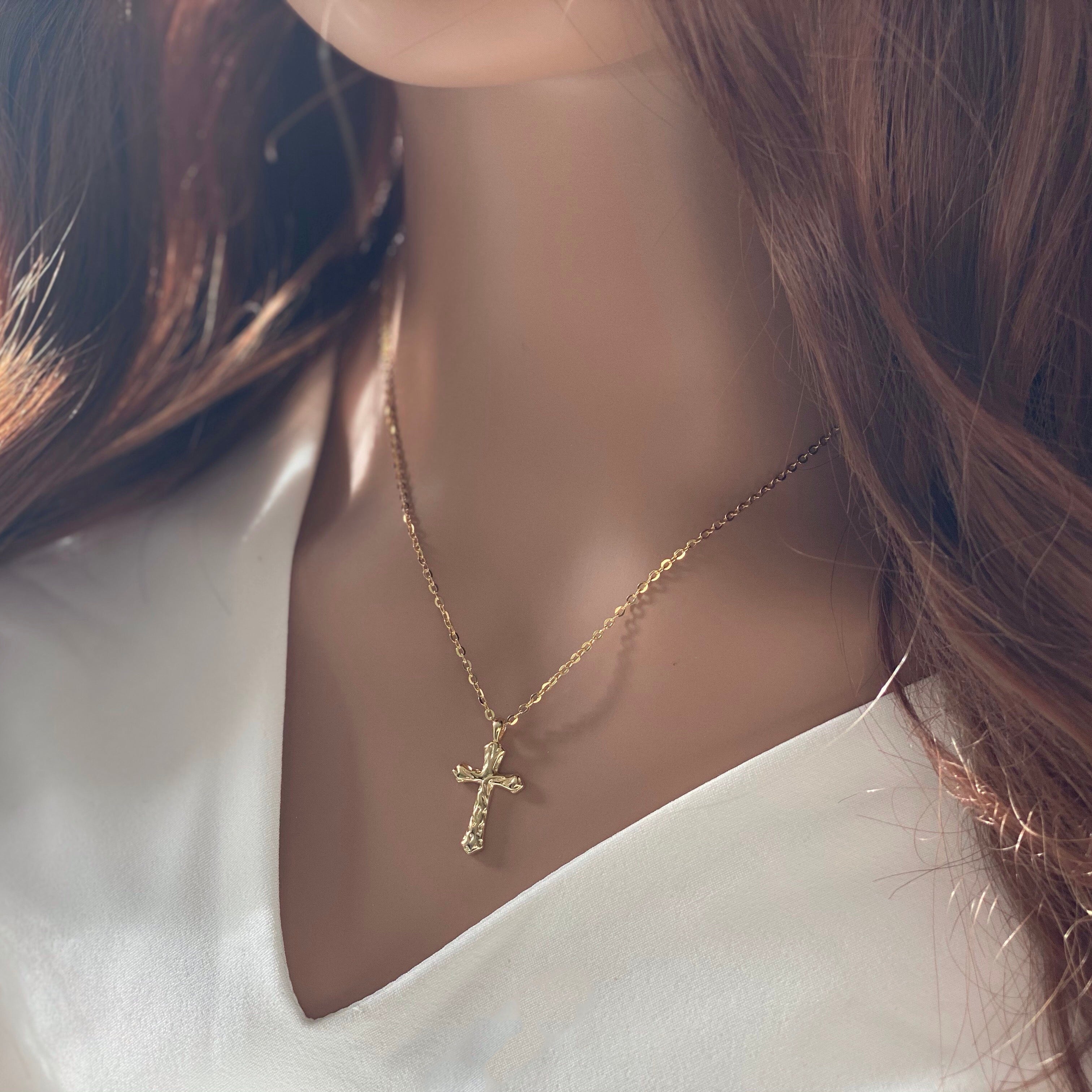 Gold Cross Necklace