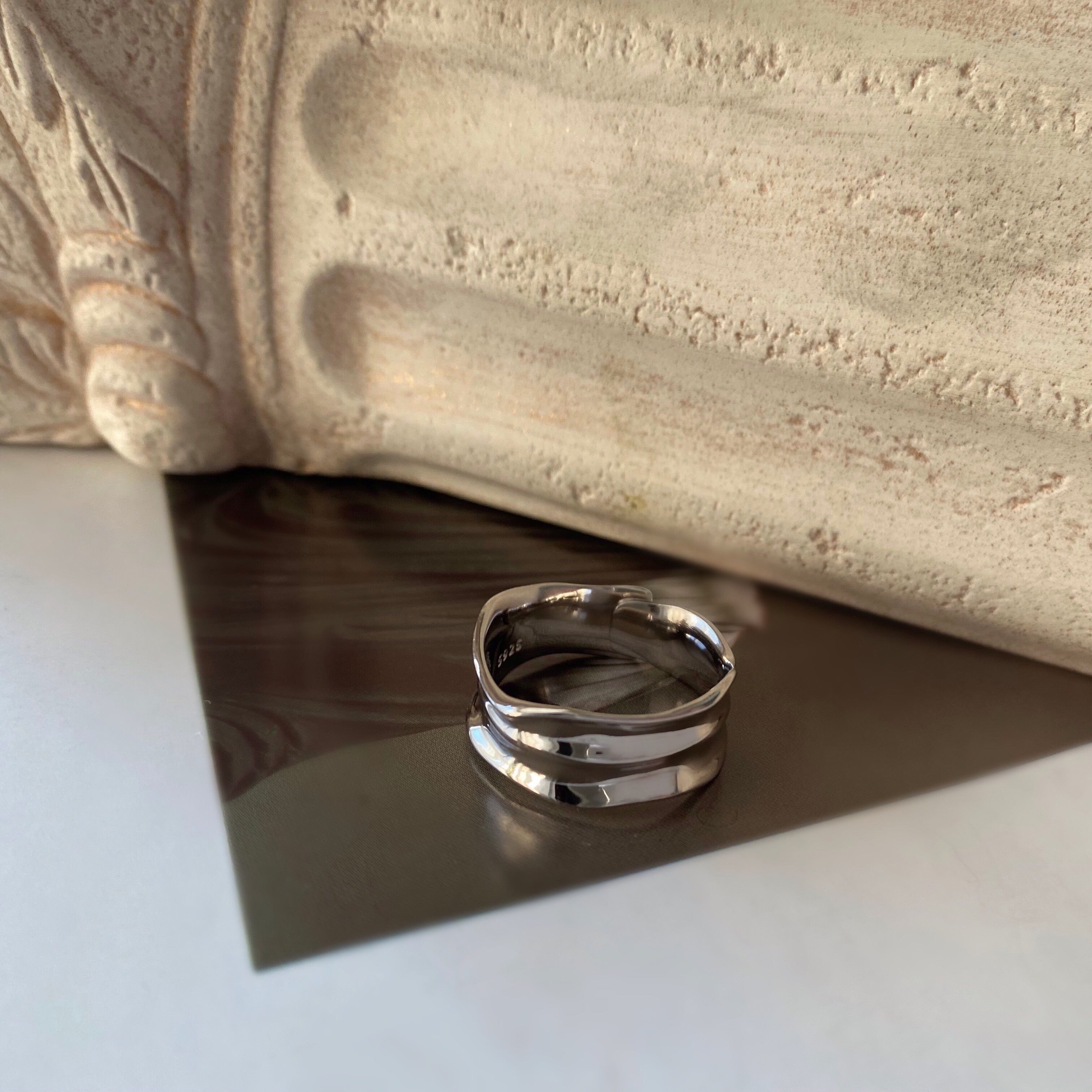 Goddess-Silver Open Ring