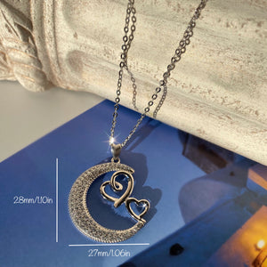 I Love You to the Moon & Back Pendant Necklace