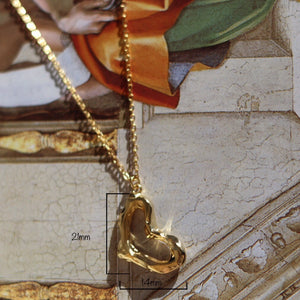 Gold Heart Necklace