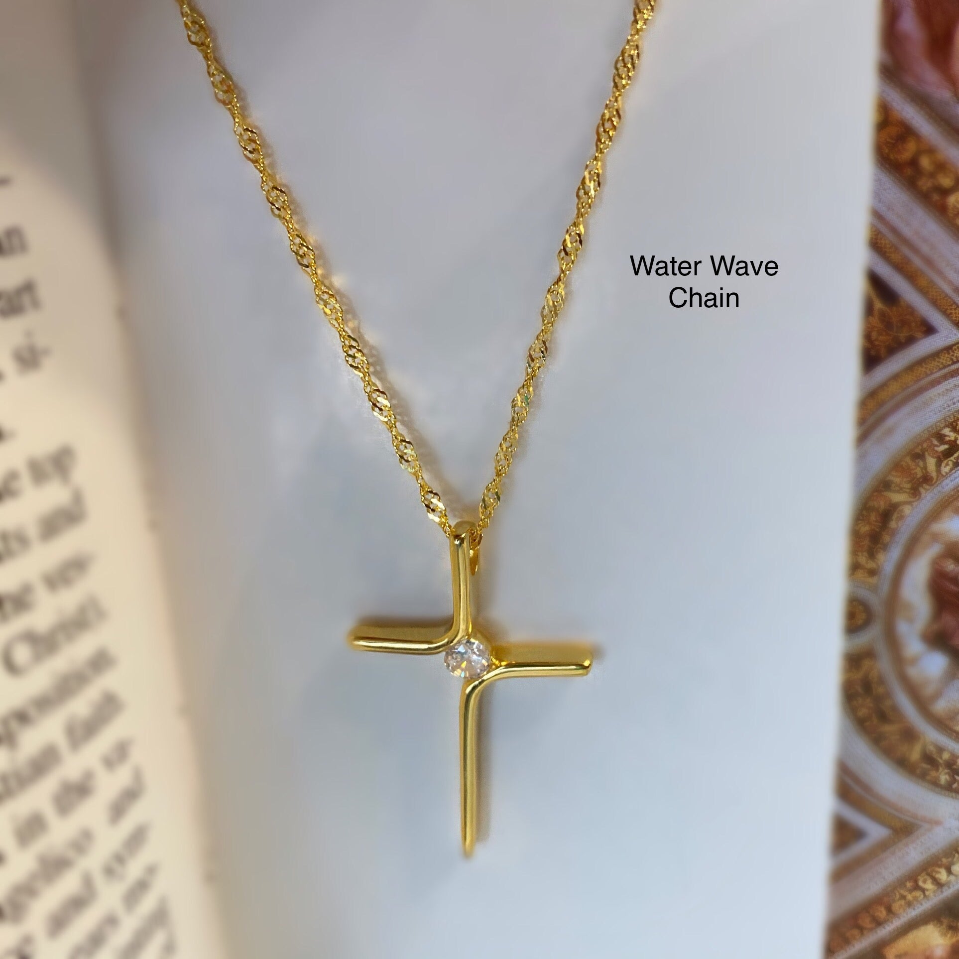 Religious Cross Pendant Necklace