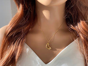 Gold Heart Necklace