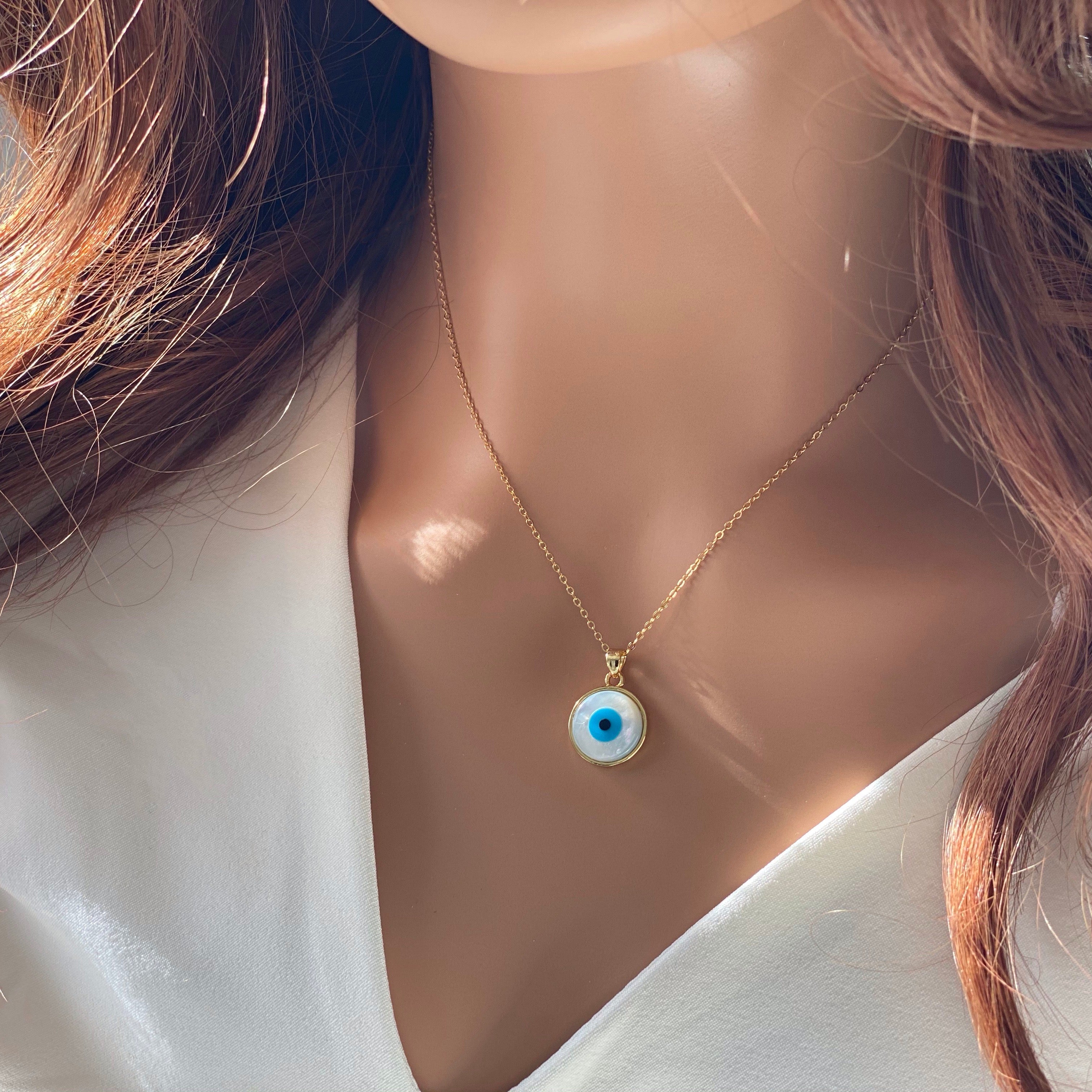 Blue Eye Pendant Necklace