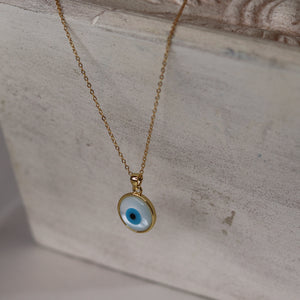 Blue Eye Pendant Necklace