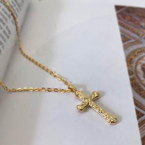 Gold Cross Necklace