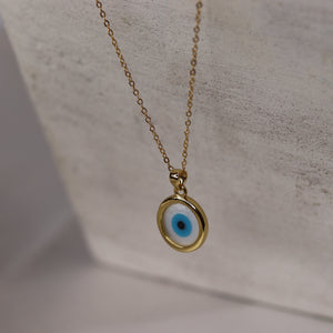 Blue Eye Pendant Necklace