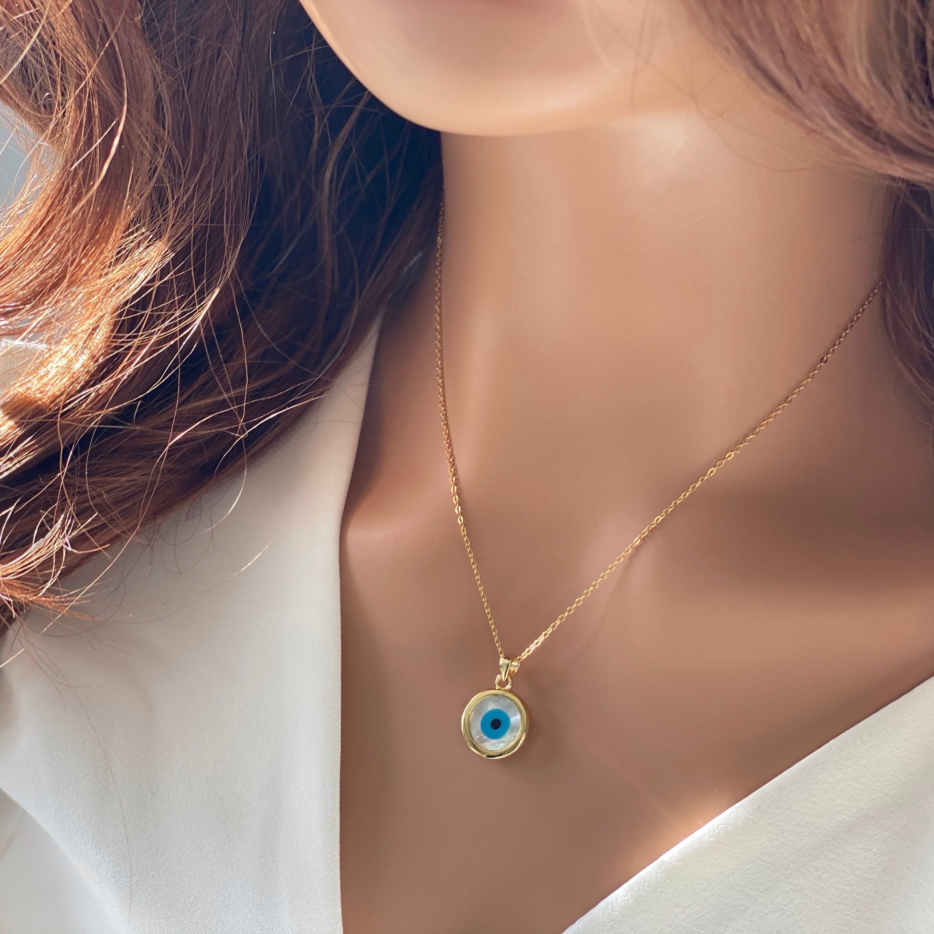 Blue Eye Pendant Necklace