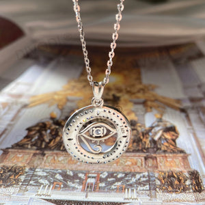 Eye of Horus Silver Pendant Necklace